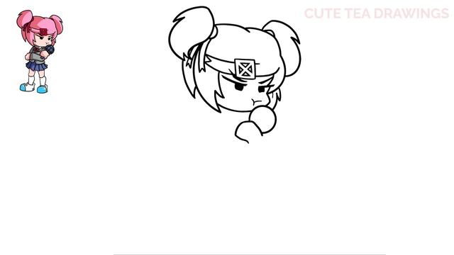 How To Draw Natsuki - Friday Night Funkin Mod Doki Doki Takeover FNF | Step By Step Drawing Tutoria смотреть онлайн