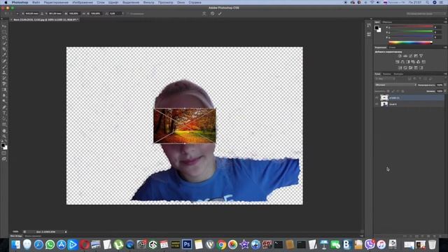 заменяем фон изображения в Photoshop cs6 смотреть онлайн
