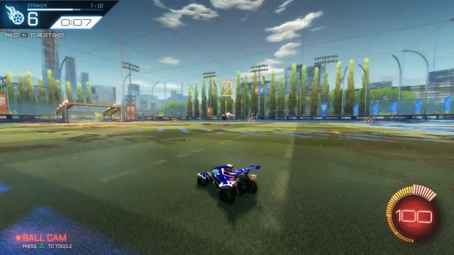 Getting 100% in All Star Striker Training - Rocket League смотреть онлайн