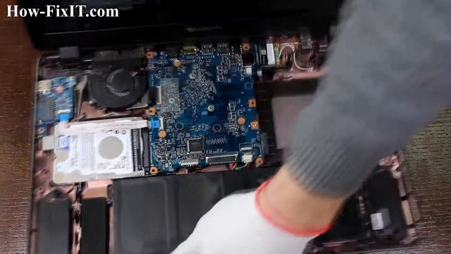Packard Bell ENTG71BM DC cable replacement, замена гнезда питания ноутбука смотреть онлайн