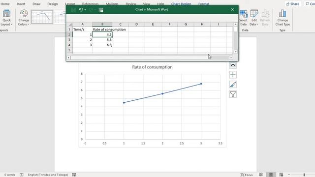 How to Create A Line Graph on Word