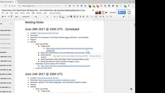 2017-06-28 Kubernetes OpenStack SIG Meeting смотреть онлайн