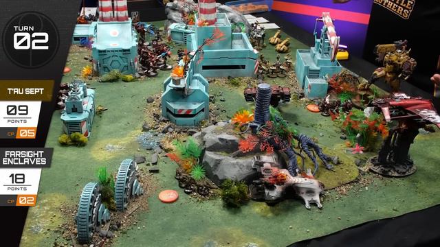 Overwhelming Force vs Patient Hunter. Tau vs Tau 40k in 40mins Warhammer 40k 2000pt Battle Report. смотреть онлайн