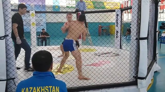 Дмитрий Богдан (Костанай) 2 бой. Нокаут!!! КРК по Жекпе-Жек смотреть онлайн