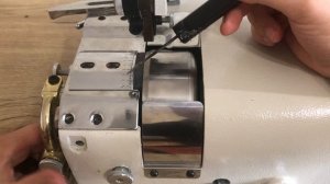 Брусовочная машина  для спуска края кожи. Регулировка и доработка/ Lumbering machine.