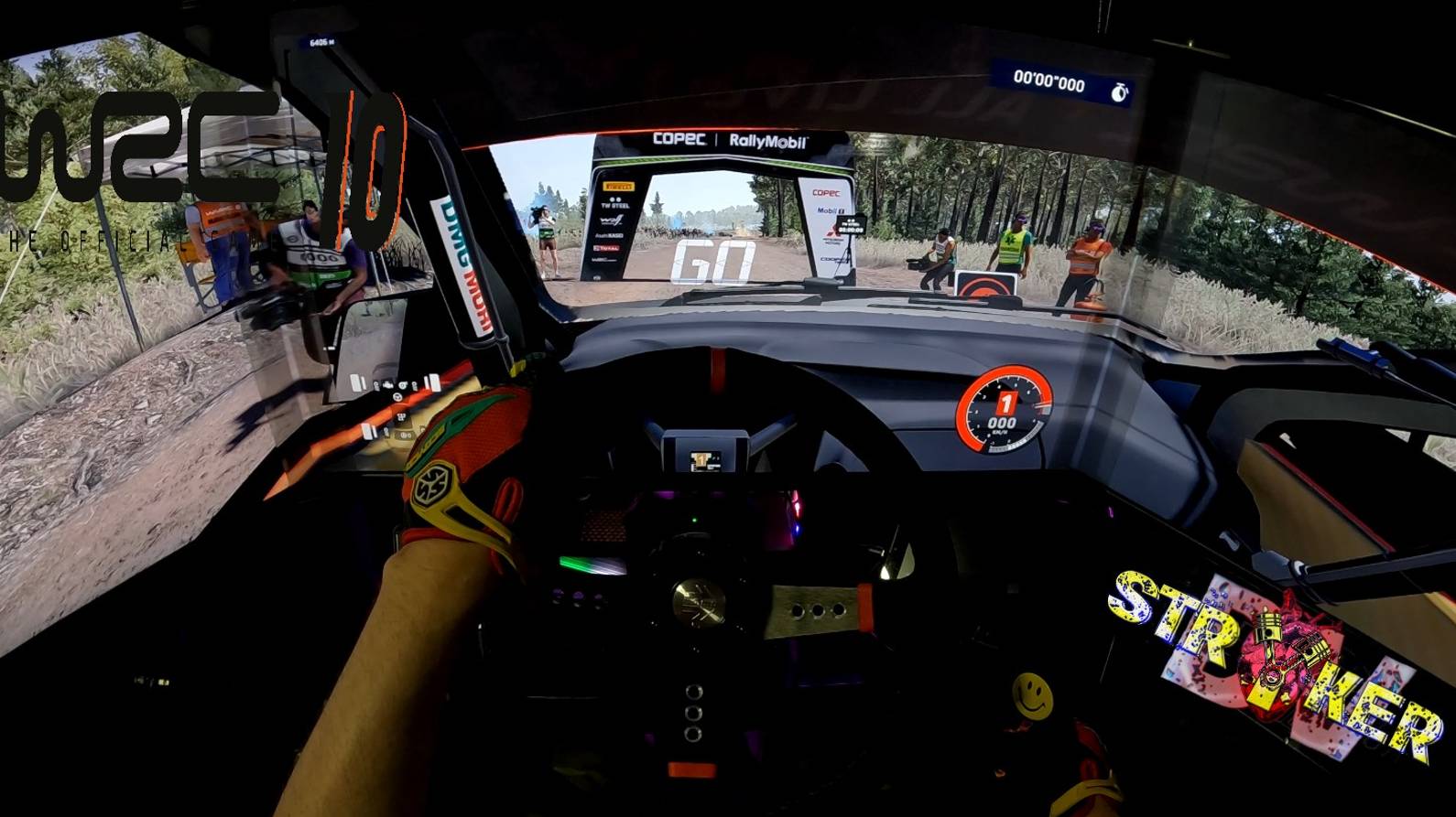 WRC 10 FIA World Rally Championship /#pxn/ #triplescreen /#3монитора /#WRC10 / #POV