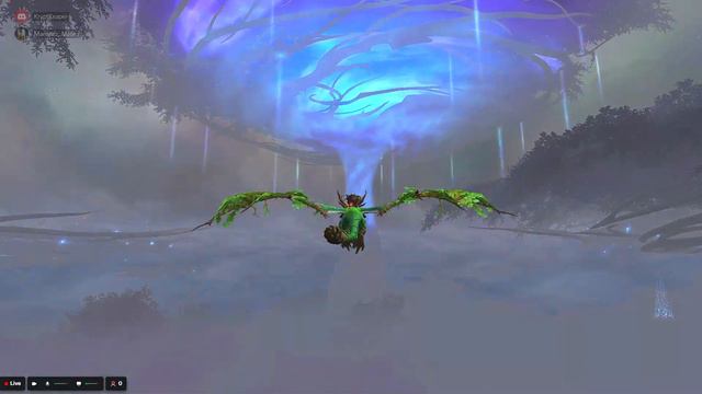 World of Warcraft Alt Z flight on Tangled Dreamweaver mount смотреть онлайн