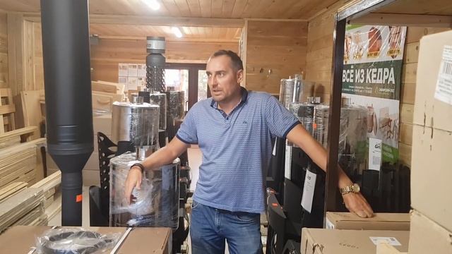 Казахстан: Обзор печного магазина Сибирский Лес. Отделка для бани, монобренд GrillD и бани бочки! смотреть онлайн