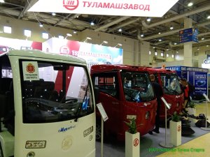 Гражданские машины ПО ТулаМашЗавод на выставке ЭлектроТранс 2022