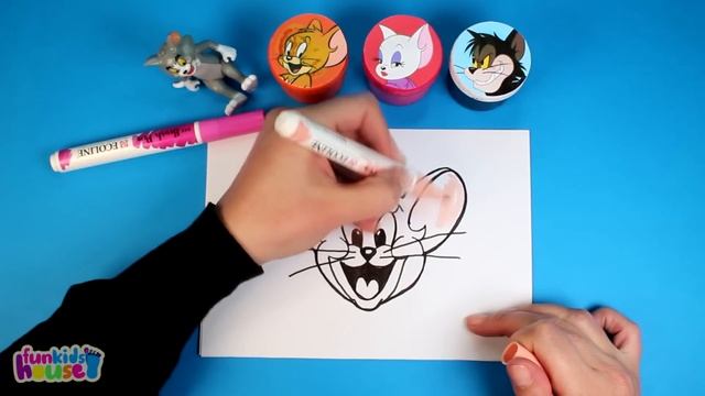 Tom and Jerry Learn How to Draw Tom and Jerry Cartoon Characters смотреть онлайн