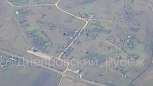 Поражение УАСом схрона БК ВСУ в подвале дома на Херсонском напр/Strike at the AFU warehouse by GS