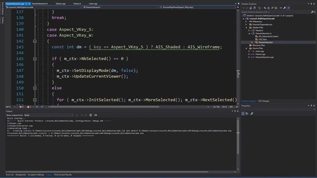 Lesson 4: Visualization In OpenCascade | Application Interactive Services | AIS | OpenCascade