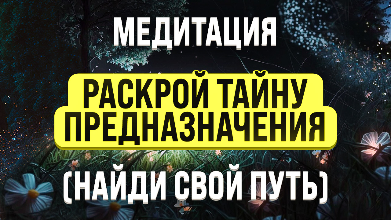 Одна Медитация, Которая Изменит Вашу Жизнь Навсегда: Как Обрести Свое Предназначение ? смотреть онлайн
