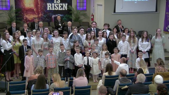 Пасхальное служение / Easter Service. Apr. 09, 2023, 10am, Russian / English смотреть онлайн