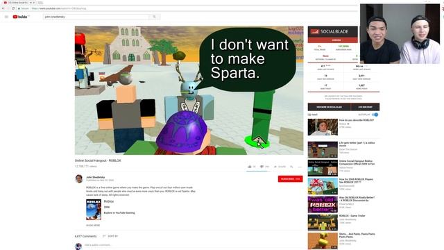 We Found a ROBLOX Admin's YouTube Channel! (REACT) смотреть онлайн