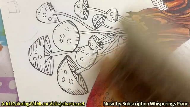 06/18/2020 Teaching Adult Coloring With ILene Vick: Enchanted Forest; Door, Mushrooms, Ladder смотреть онлайн