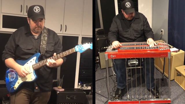 Jazzmaster and MSA Legend XL Pedal Steel Honky Tonk Pickin' смотреть онлайн