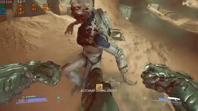 Nvidia T400 + I5 2500 build | DOOM 2016 смотреть онлайн