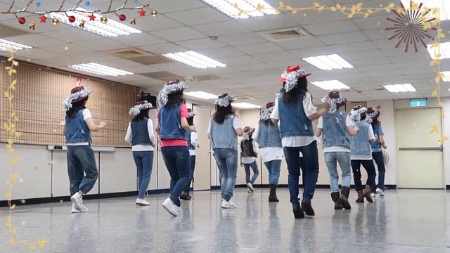 Rock in Christmas Line Dance смотреть онлайн