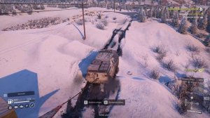SnowRunner, Амур ,река Урска, открытие склада для быстрой постройки мостов.