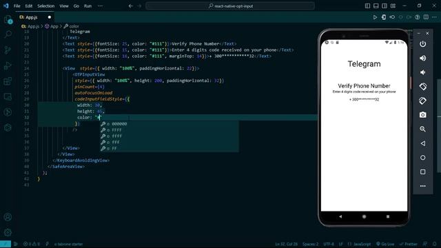 Creating a Custom OTP Screen in React Native | Expo смотреть онлайн