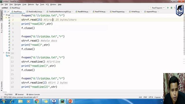 File Handling in Python || Read file in Python || পাইথনে ফাইল হ্যান্ডলিং || e-Learning Gyan смотреть онлайн