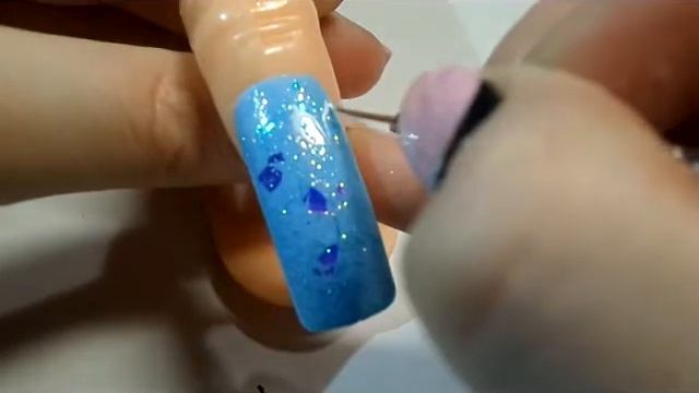 Зимние цветы быстро и просто. Дизайн ногтей смотреть онлайн