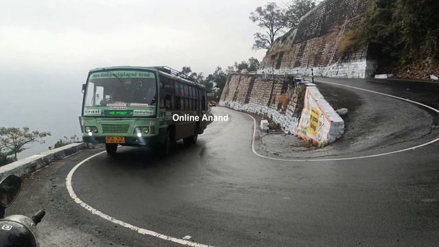 Govt Bus And Car Bike Turning 35/70 Kolli Hills Hairpin bend Driving Namakkal смотреть онлайн