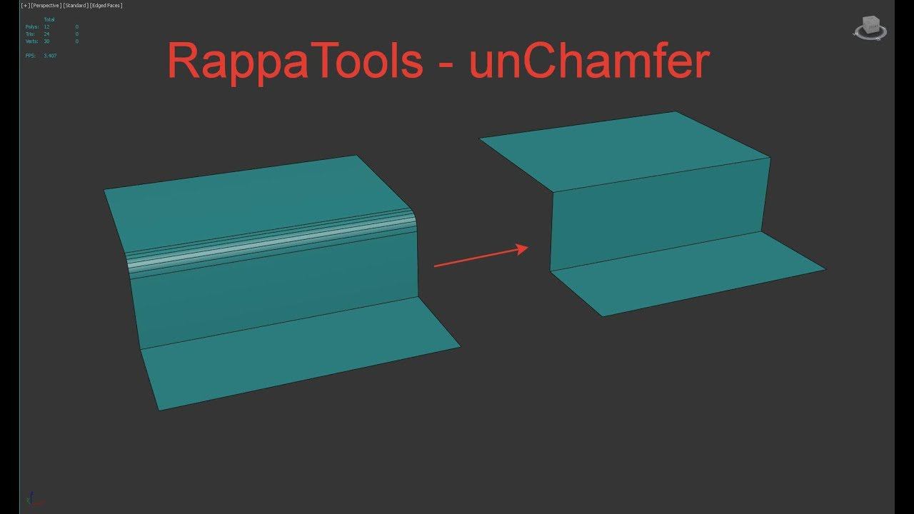 Dark Max № 21 - RappaTools - unChamfer смотреть онлайн