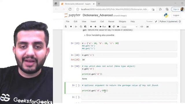 Dictionaries Advanced | Data Analysis in 3 Weeks | Arpit Jain | GeeksForGeeks Python смотреть онлайн