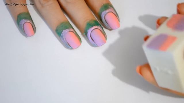 Ombre Gradient Nails Tutorial / Маникюр Омбре или Градиент на ногтях не пачкая кутикулу смотреть онлайн