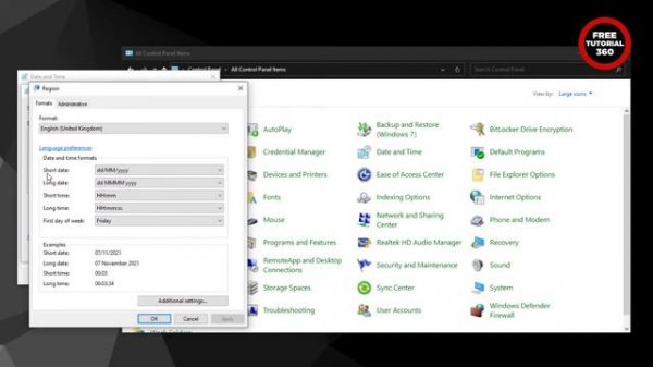 How To Set AM/PM Time in Windows 7/8/10/11