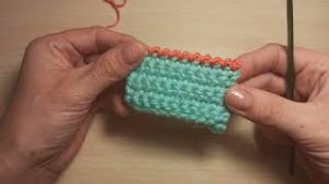 Рачий шаг крючком & зеркальный рачий шаг.