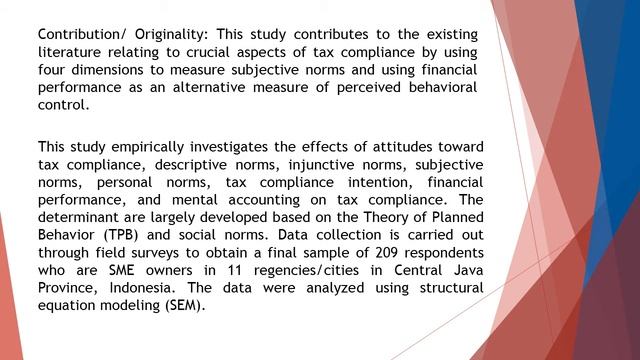 The Nexus Between Attitude, Social Norms, Intention to Comply, Financial Performance, Mental Accoun смотреть онлайн