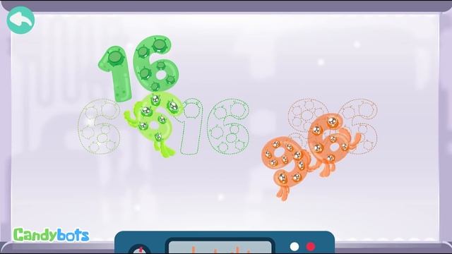 Candybots Numbers 123 - Learn counting 90 to 100 number - Education Apps for Kids смотреть онлайн