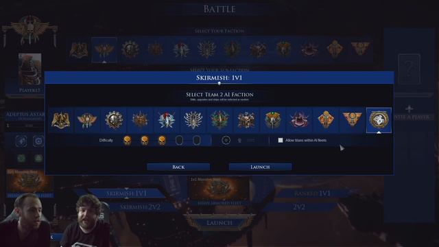 Battlefleet Gothic: Armada 2 - Massive Fleet update Gameplay Stream Replay смотреть онлайн