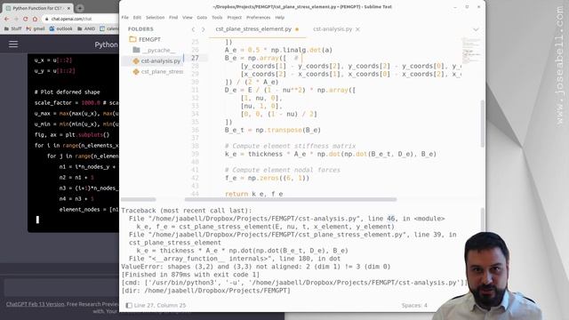 AI powered finite element programming with ChatGPT... sort of смотреть онлайн
