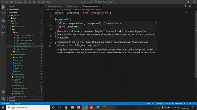 Part 16 - Running the angular project and reviewing the bootstrap of the app смотреть онлайн