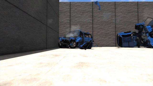 Beamng drive - Car Wipeout 3 смотреть онлайн