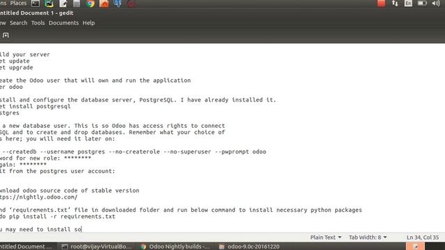 install odoo 9 on ubuntu смотреть онлайн