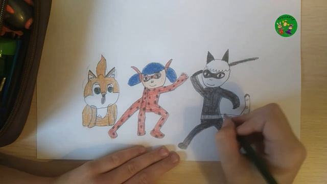 Как нарисовать цветными карандашами Супер кота? смотреть онлайн