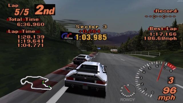 Gran Turismo 2 | ? Venturi Atlantique 600 LM '95 | 4K60 Gameplay смотреть онлайн