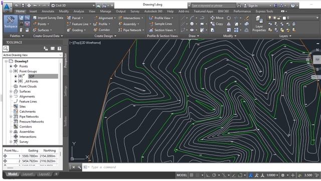 CARA MENAMPILKAN KONTUR DI AUTOCAD CIVIL 3D смотреть онлайн