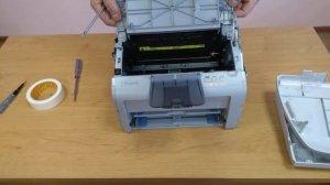 Разборка, ремонт лазерного принтера HP LaserJet 1020. Обзор.