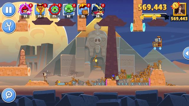 Angry Birds Friends. Ancient Egypt 6 (13.10.2022). 3 stars. Passage from Sergey Fetisov смотреть онлайн