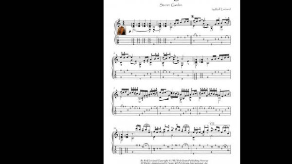 Adagio Songs from Secret Garden guitar solo