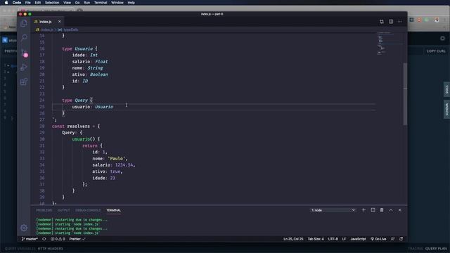 Curso COMPLETO de GraphQL #6: Schema & Query | Object Types | Fields смотреть онлайн