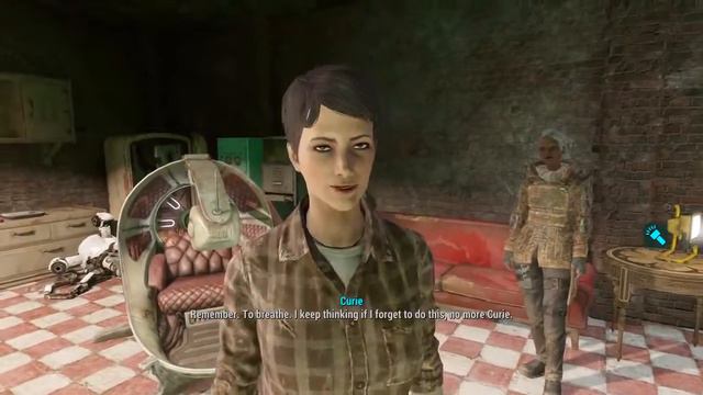 Fallout 4 Curie From Maxed Sentry Bot To Human (Synth) Emergency Behavior Quest смотреть онлайн