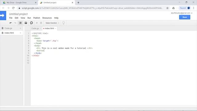 Developing Google Docs Addons using Google Apps Script API: 03. UI, HTML, and Sidebars. смотреть онлайн