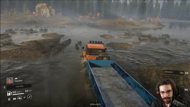 White Western Delivery Logs Star to Michigan, USA - SnowRunner Gameplay (Part 6) смотреть онлайн